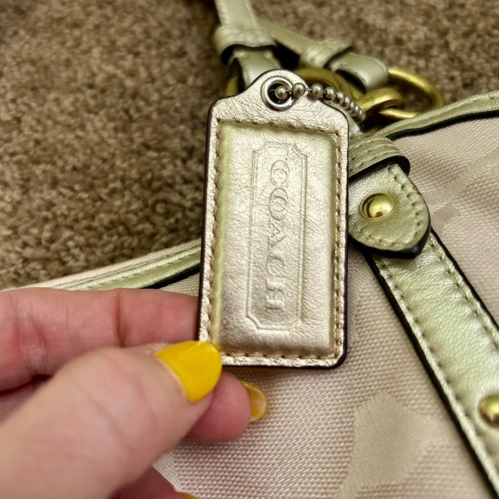 Coach Alexandra Signature Chain Ombré 
Tote Shoulder Bag - Picture 4 of 9